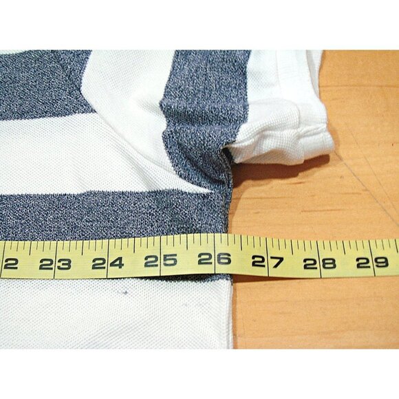 NEW US Polo Assn Polo Shirt Mens Blue White Striped Short Sleeve Cotton Sz XXL - Picture 9 of 10